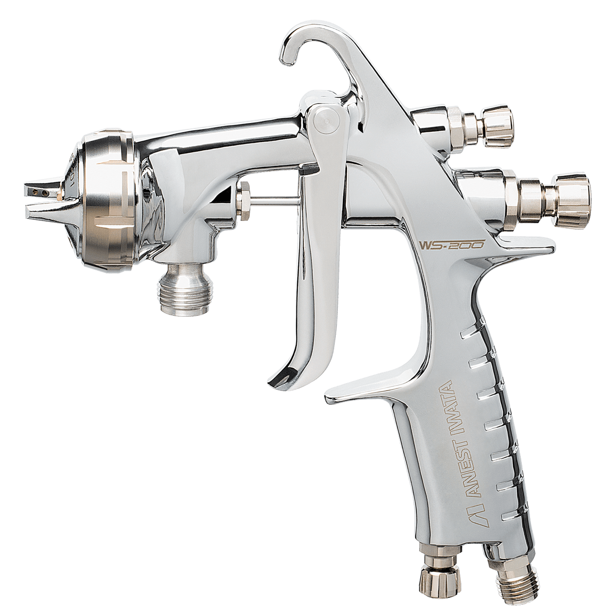 Anest Iwata 140021A0-T ICON-M233N-HWM2 30:1 Multi Spray Pump on Wall Mount w/ MSGS-200 Spray Gun and 513 Tip, Hopper Set